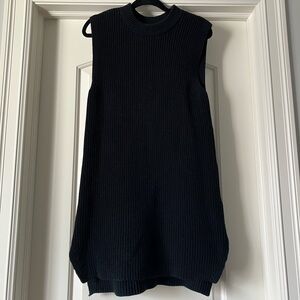 H&M Black Sleeveless Knit Tunic
